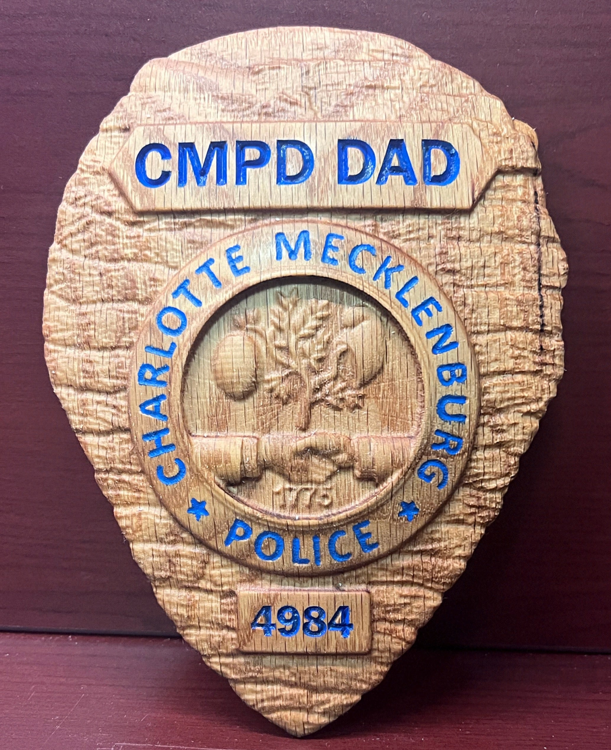 Police cheapest badge cribbage board- tiered tracks- customizable - retirement gift, Father’s Day, Mother’s Day