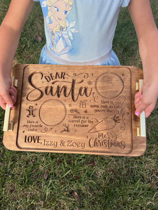 Custom Santa Snack Tray