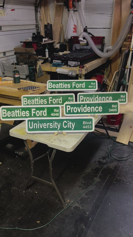 Custom Street Sign